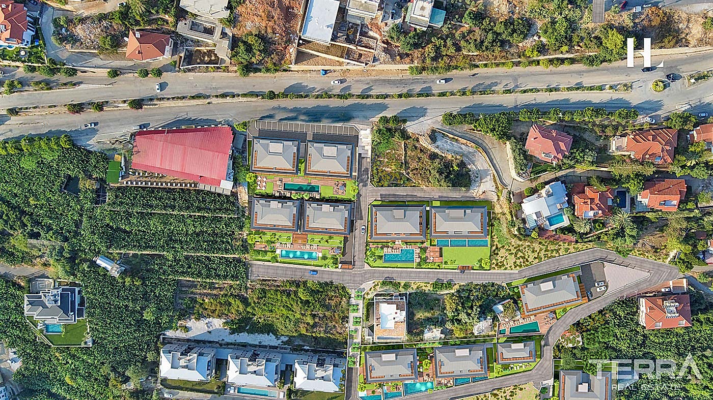 Alanya'da Deniz ve Kale Manzaralı Modern Daireler - 101290