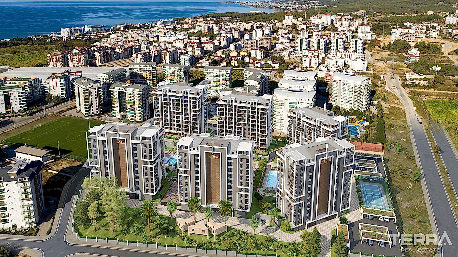 Eksklusive lejligheder på Emerald Grand Deluxe i Alanya, Avsallar - 64670