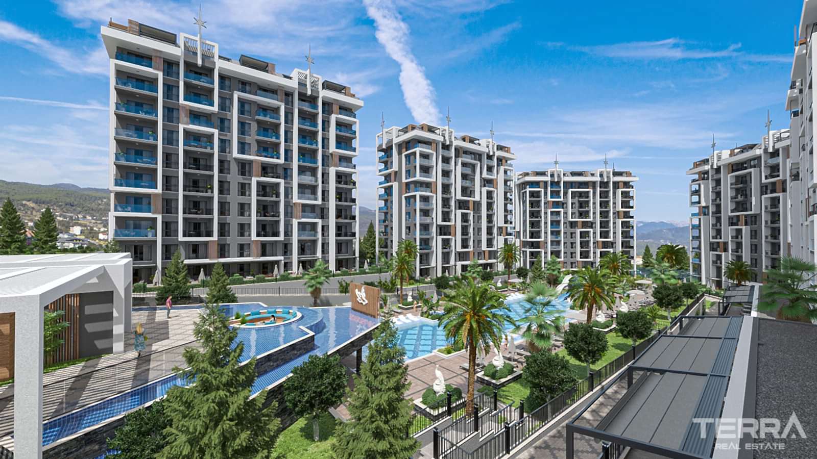 Eksklusive lejligheder på Emerald Grand Deluxe i Alanya, Avsallar - 64688
