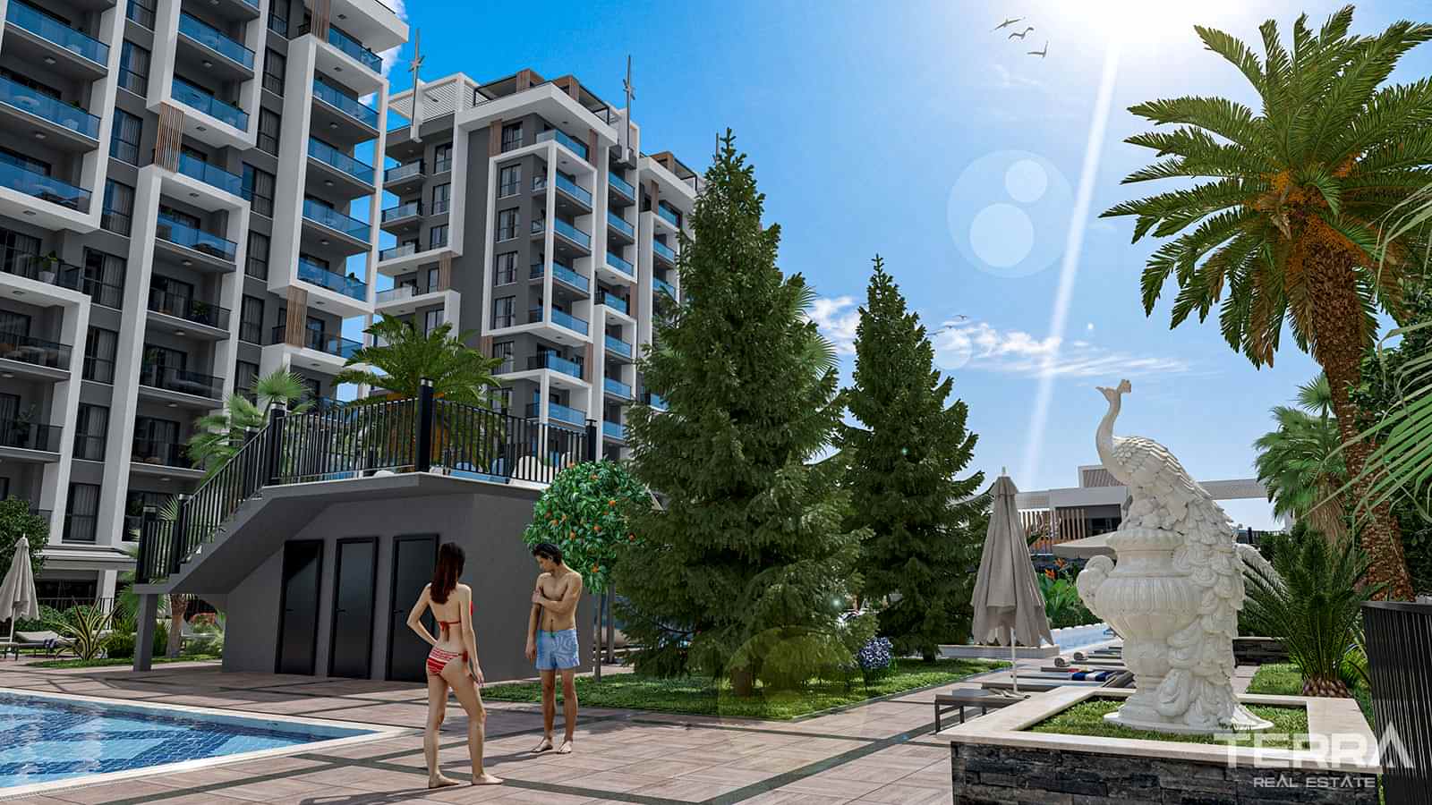 Eksklusive lejligheder på Emerald Grand Deluxe i Alanya, Avsallar - 64691