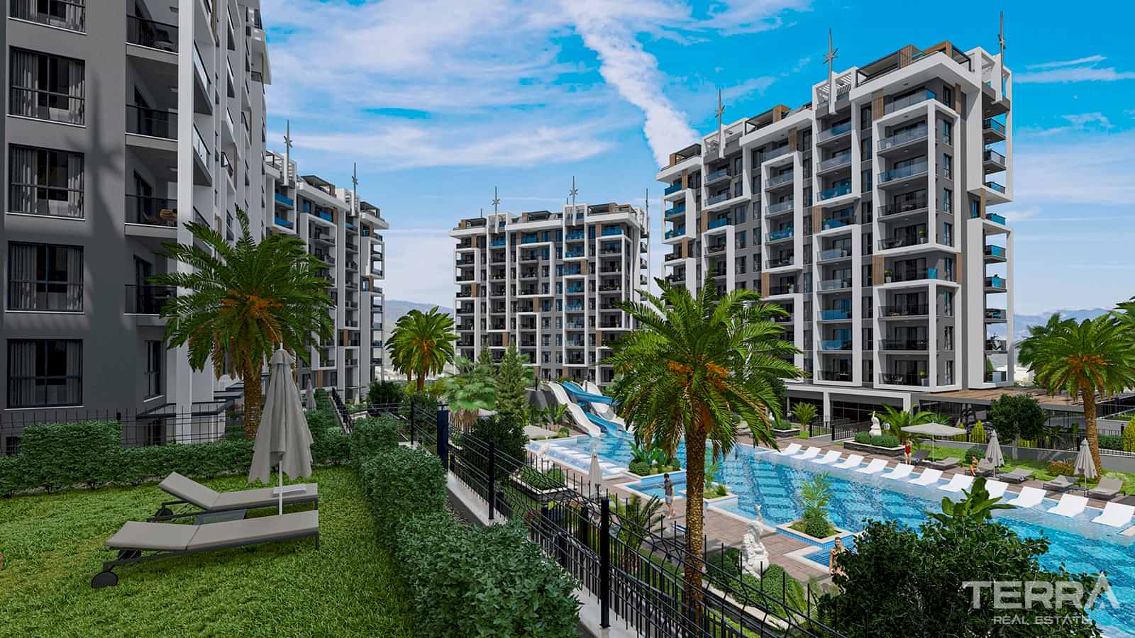 Eksklusive lejligheder på Emerald Grand Deluxe i Alanya, Avsallar - 64695
