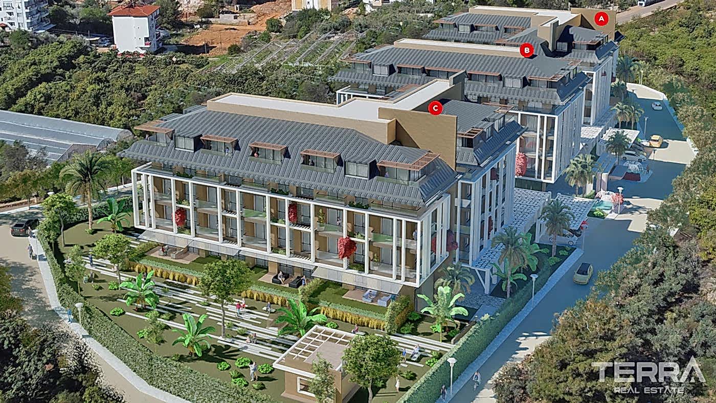Complexe d'Appartements à Oba, Alanya : Parfait pour Investissement - 92691