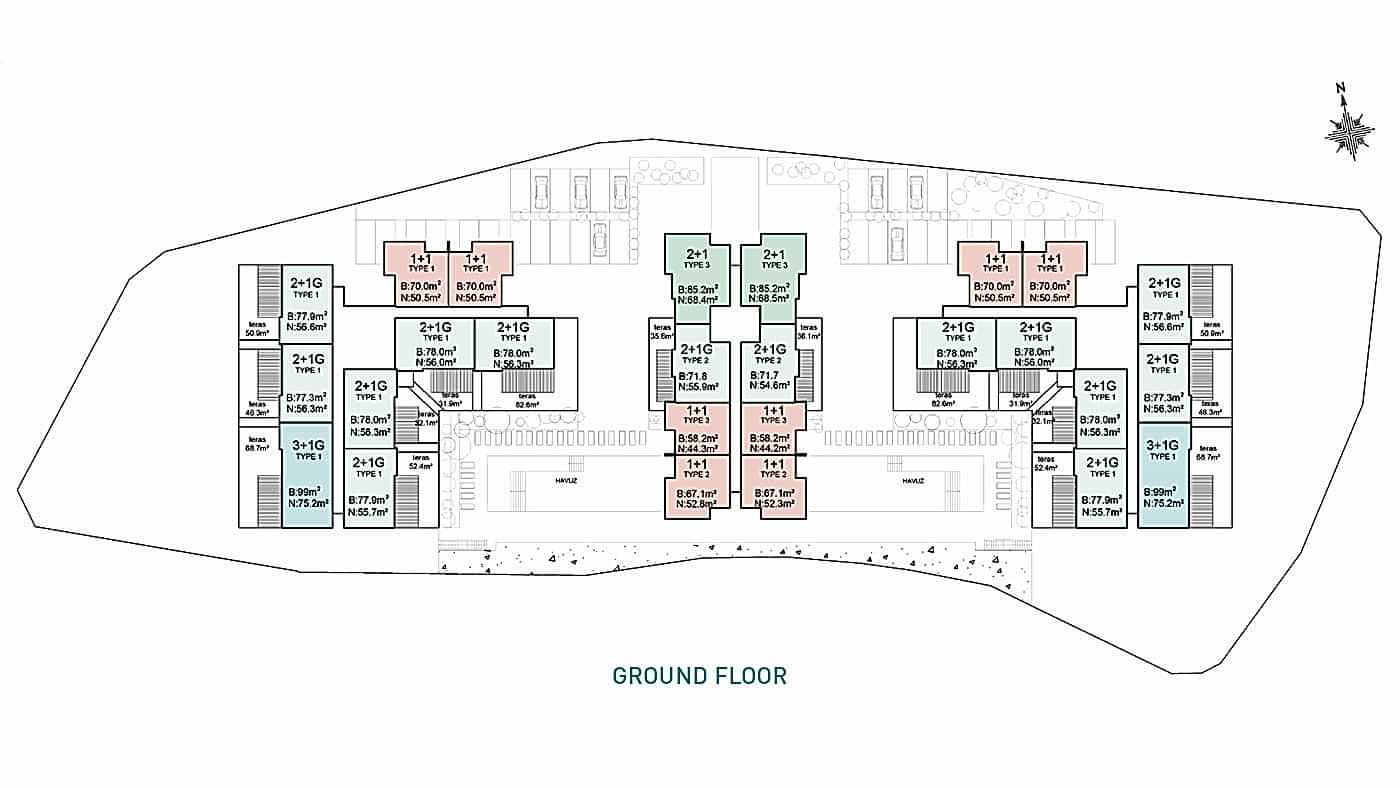 Complexe d'Appartements à Oba, Alanya : Parfait pour Investissement - 92707