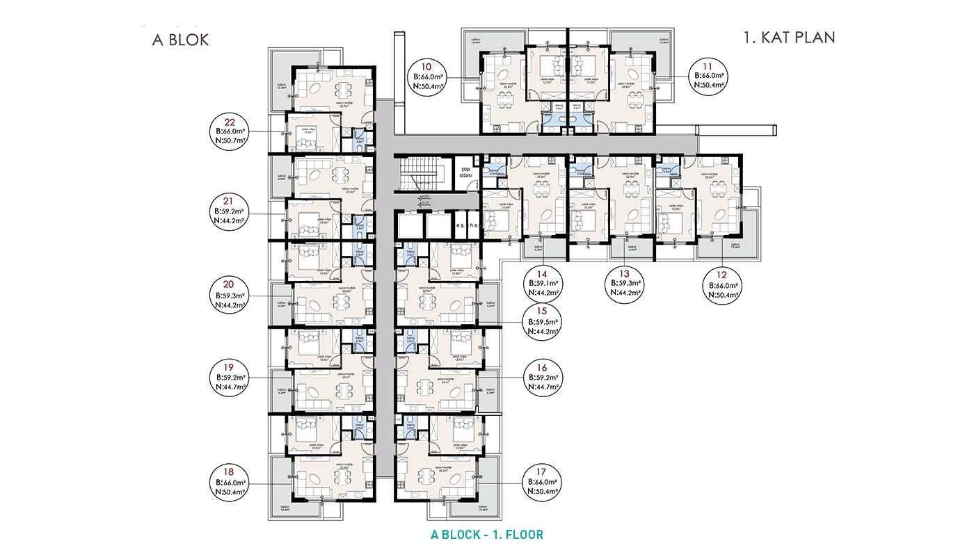 Complexe d'Appartements à Oba, Alanya : Parfait pour Investissement - 92721