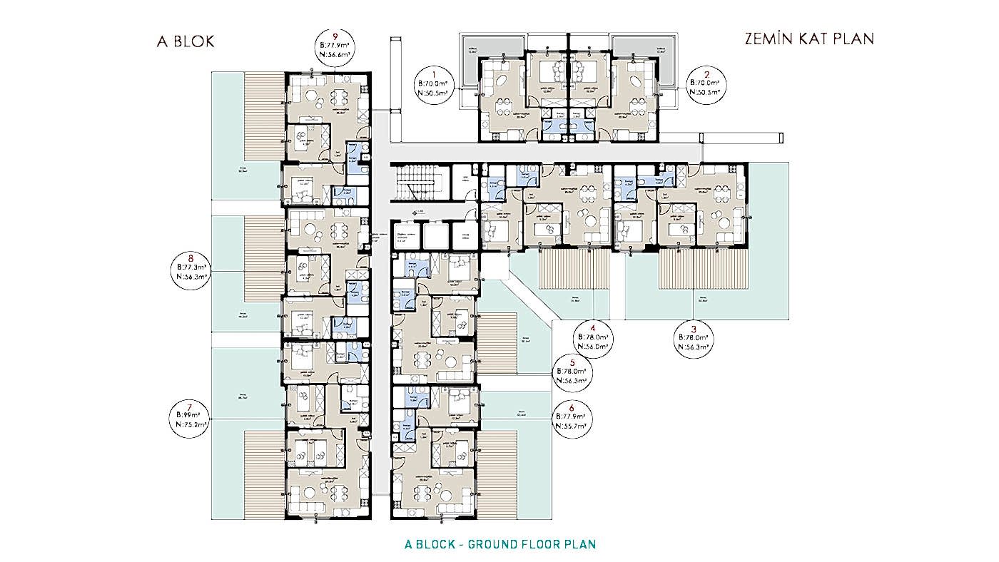 Complexe d'Appartements à Oba, Alanya : Parfait pour Investissement - 92722