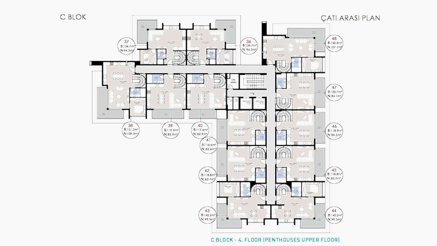 Complexe d'Appartements à Oba, Alanya : Parfait pour Investissement - 92733