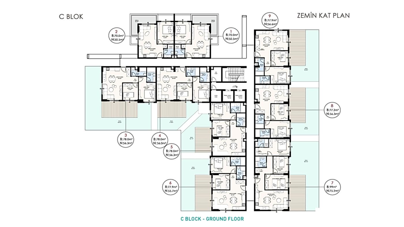 Complexe d'Appartements à Oba, Alanya : Parfait pour Investissement - 92735