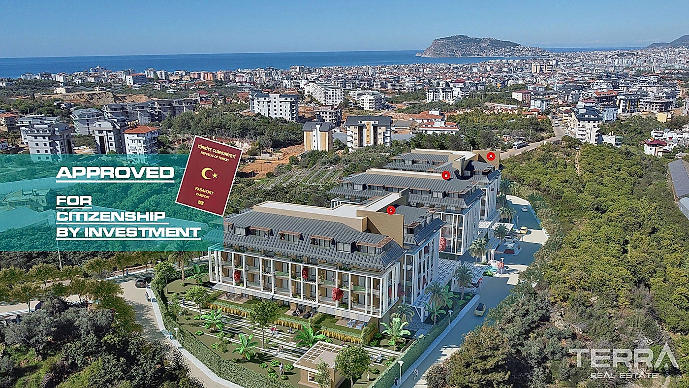Complexe d'Appartements à Oba, Alanya : Parfait pour Investissement
