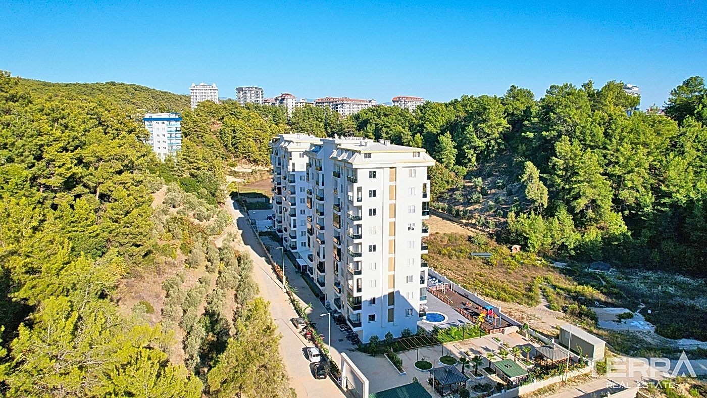 Furnished Flat Surrounded by Pine Forest Offer Luxury Living in Alanya - 101646