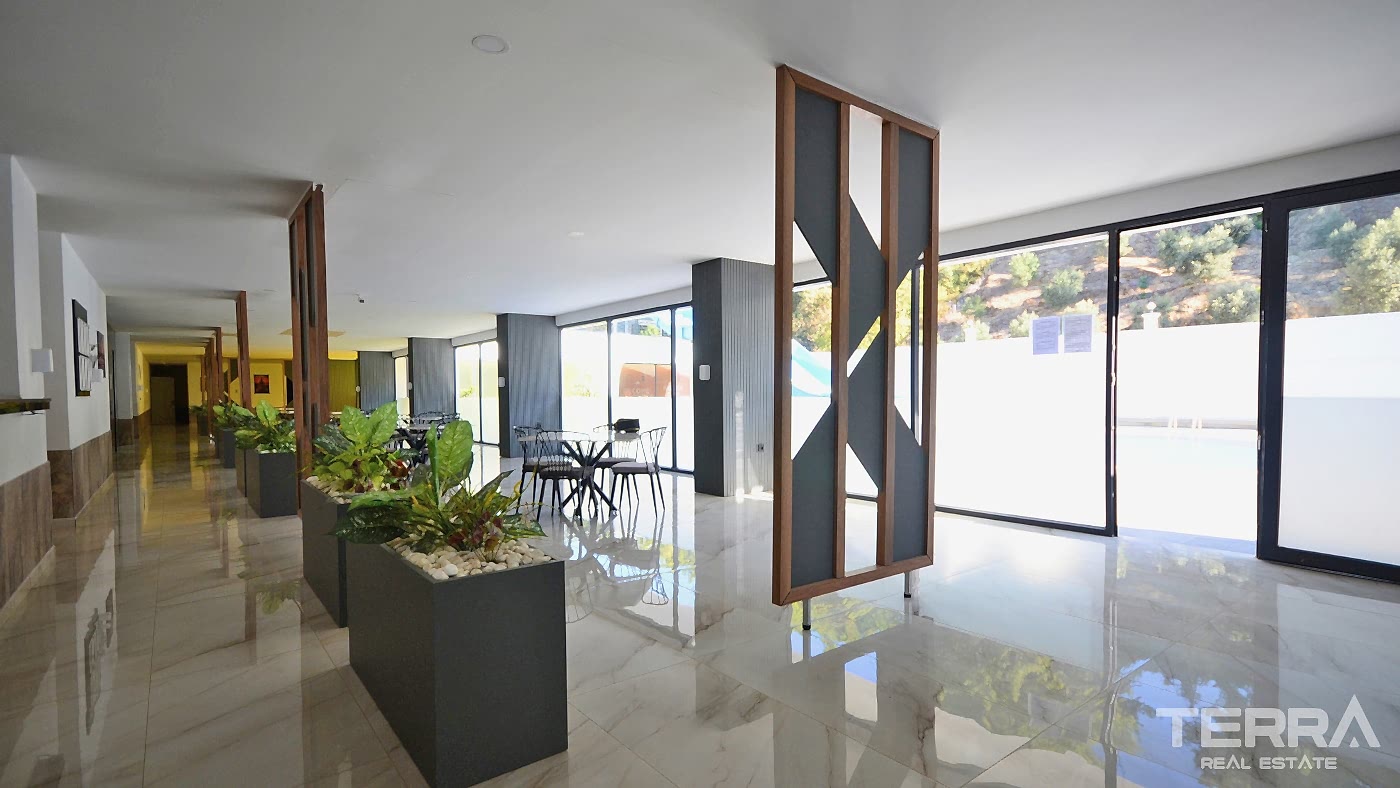 Furnished Flat Surrounded by Pine Forest Offer Luxury Living in Alanya - 101654