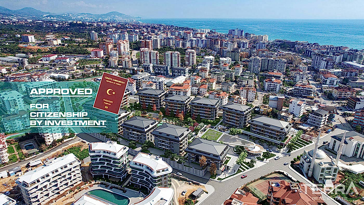 Alanya'da Özel Sosyal Olanaklara Sahip Satılık Şık Daireler