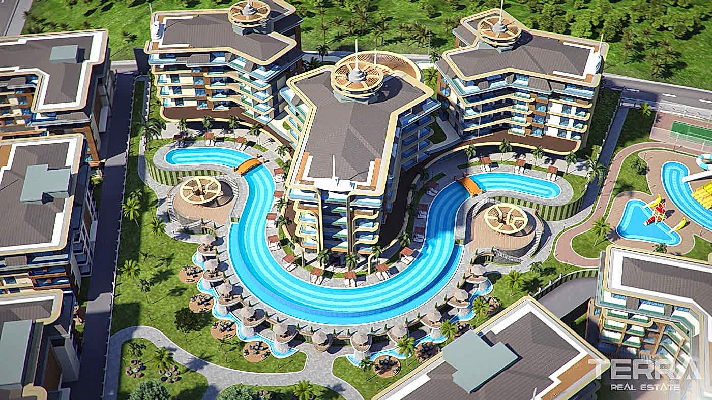 Kestel'de Satılık Sahile Yakın Özel Swim Up Daireler - 81141