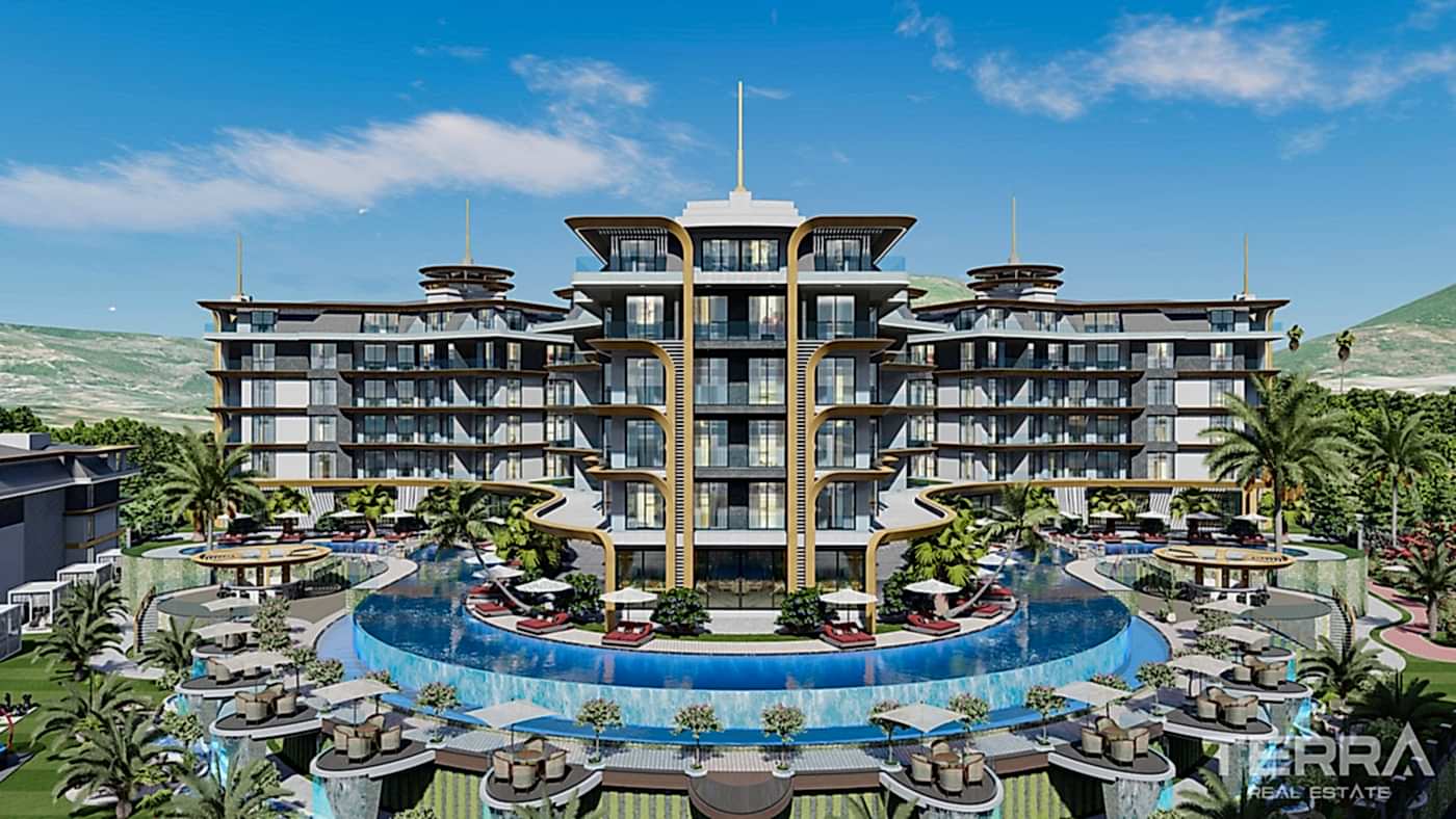 Kestel'de Satılık Sahile Yakın Özel Swim Up Daireler - 81142