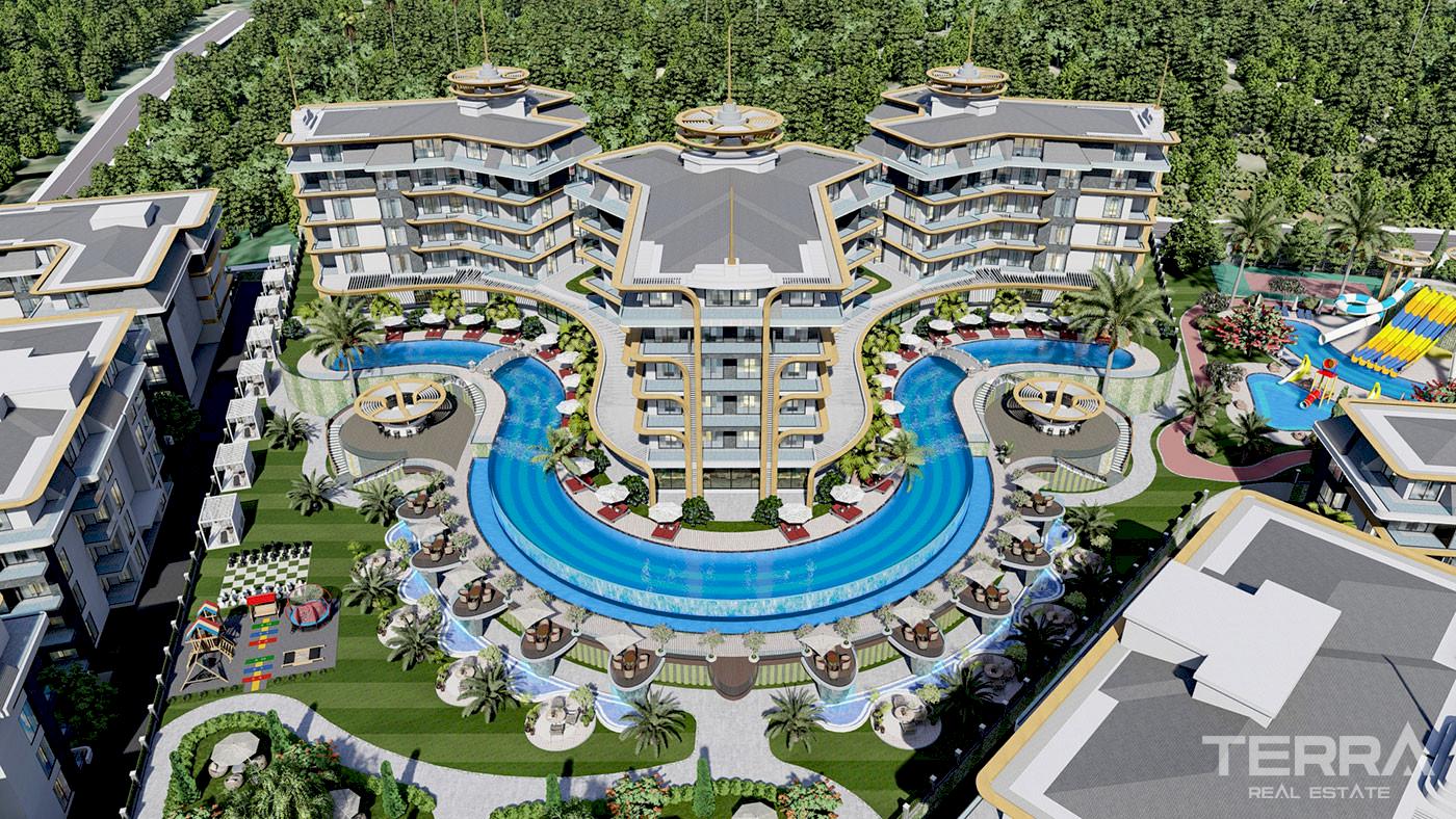 Kestel'de Satılık Sahile Yakın Özel Swim Up Daireler - 81143