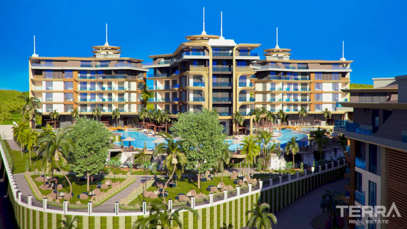 Kestel'de Satılık Sahile Yakın Özel Swim Up Daireler - 81146