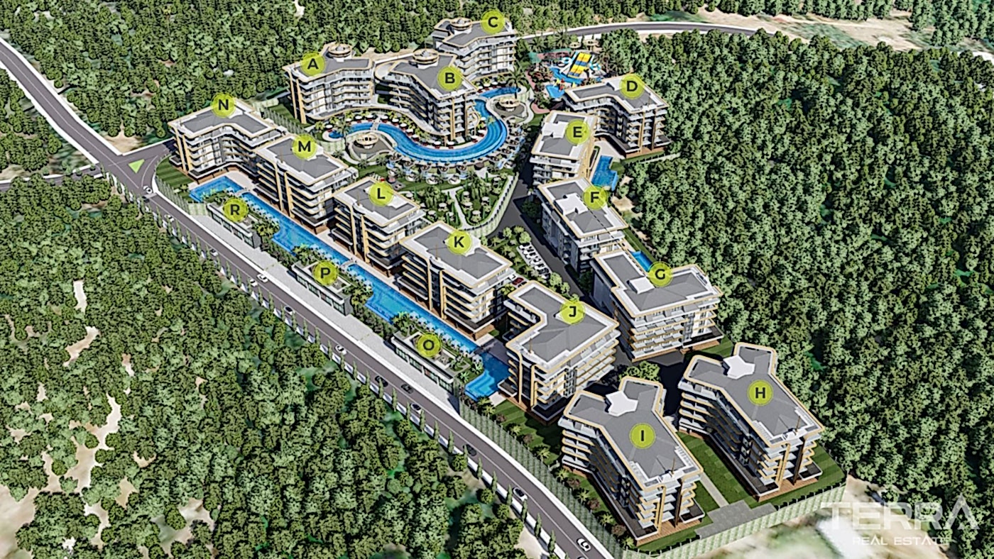 Kestel'de Satılık Sahile Yakın Özel Swim Up Daireler - 81147