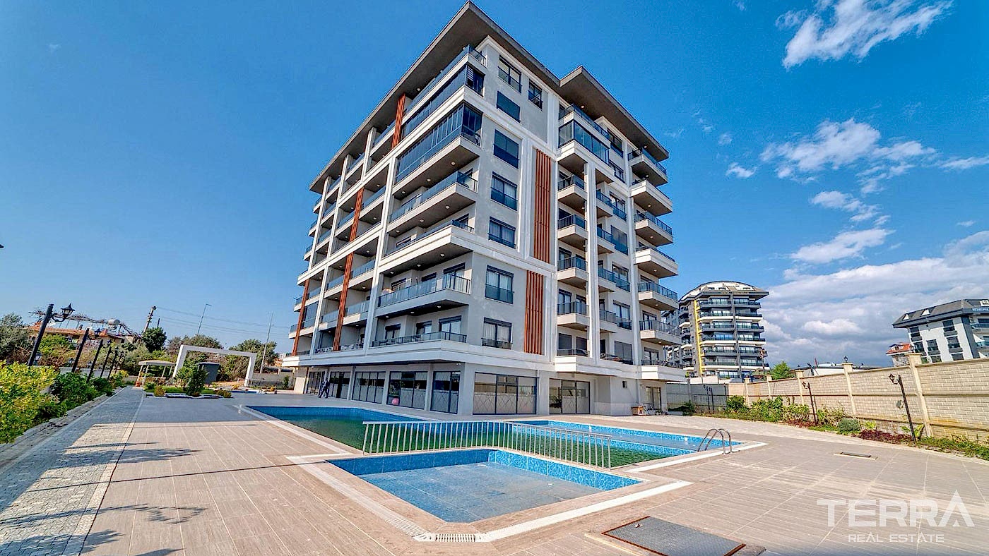 Schnäppchenwohnung in Avsallar, Alanya in einer komfortablen Anlage - 94388