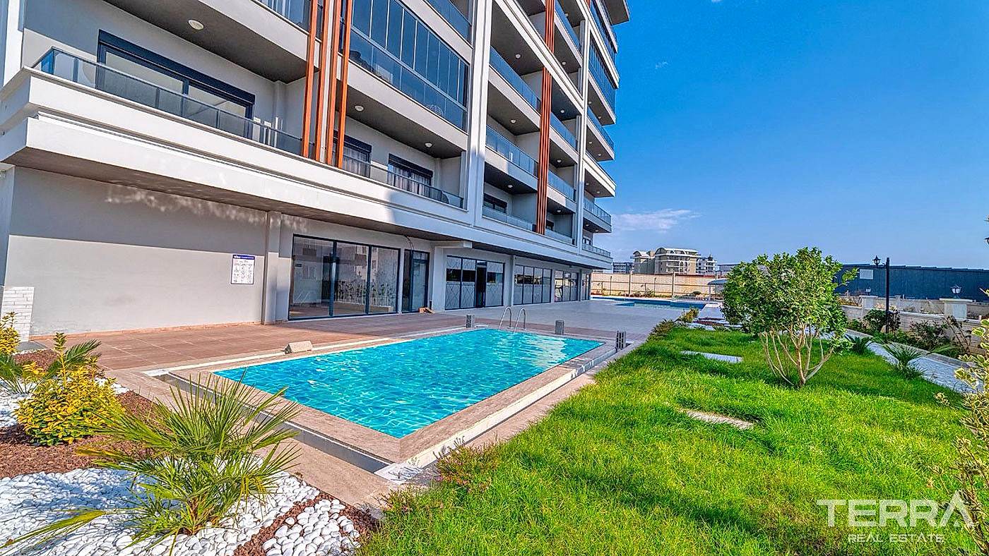 Schnäppchenwohnung in Avsallar, Alanya in einer komfortablen Anlage - 94389