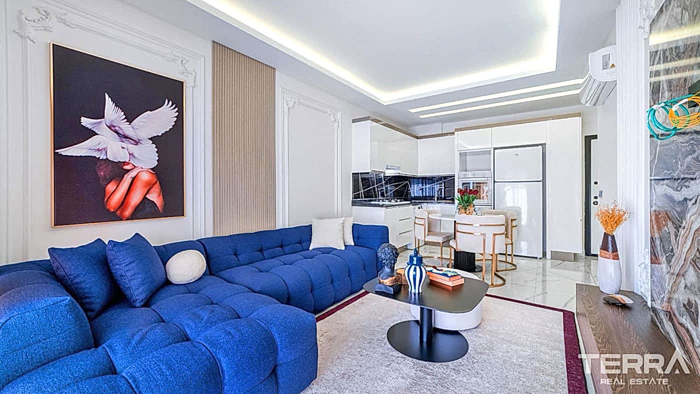 Schnäppchenwohnung in Avsallar, Alanya in einer komfortablen Anlage - 94405