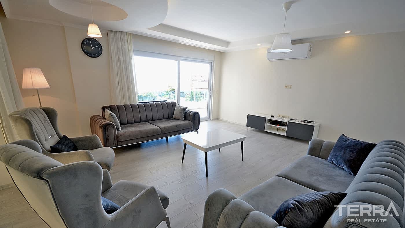 Rummelig lejlighed med havudsigt til salg i Cikcilli, Alanya, Tyrkiet - 84569