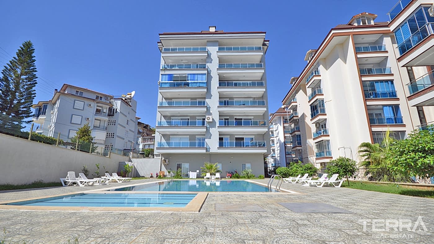 Rummelig lejlighed med havudsigt til salg i Cikcilli, Alanya, Tyrkiet - 84577