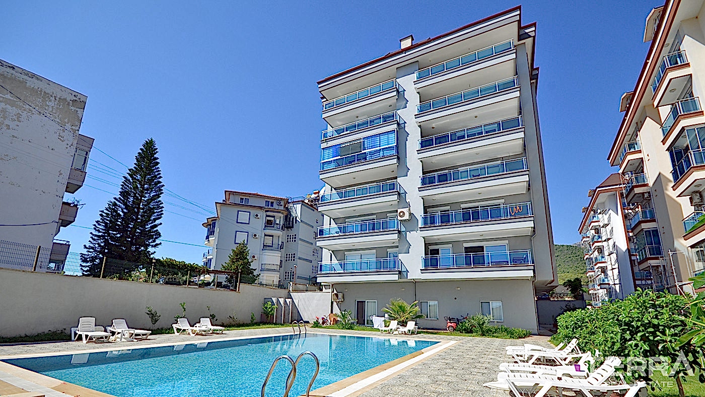 Rummelig lejlighed med havudsigt til salg i Cikcilli, Alanya, Tyrkiet - 84582