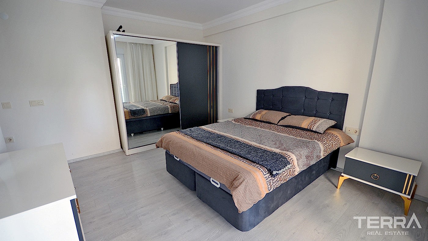 Rummelig lejlighed med havudsigt til salg i Cikcilli, Alanya, Tyrkiet - 84585