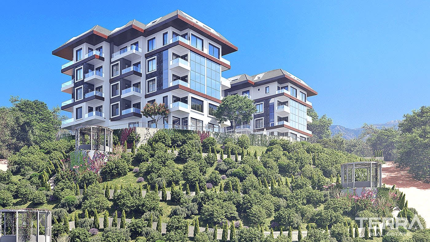 Privileged Lifestyle with 1 Bedroom Apartment in Kargıcak, Alanya - 93826