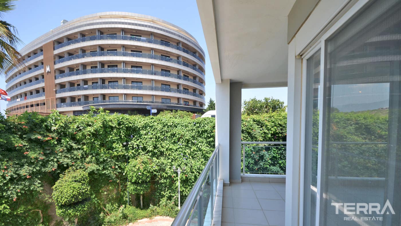 Appartement charmant à vendre avec accès jardin à Kestel, Alanya - 95285