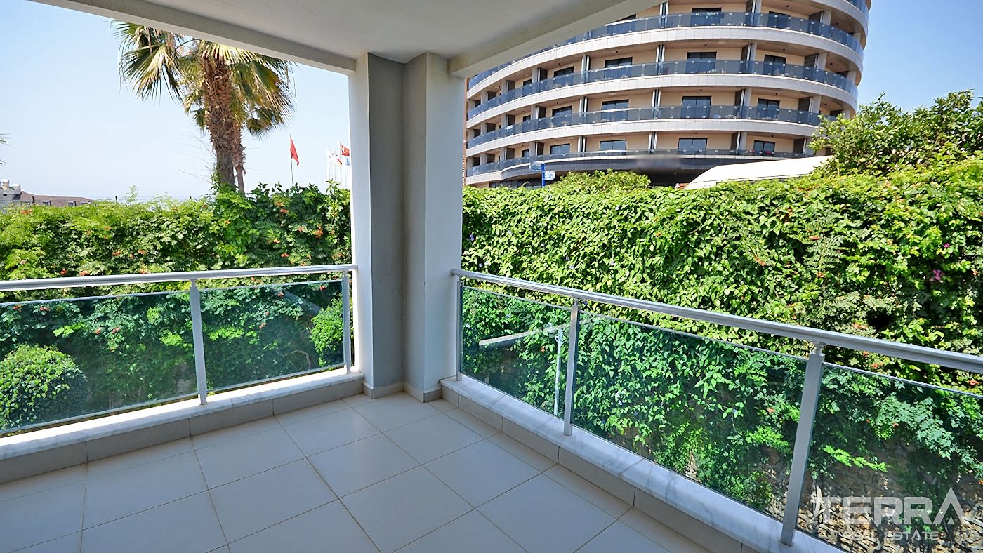 Appartement charmant à vendre avec accès jardin à Kestel, Alanya - 95286