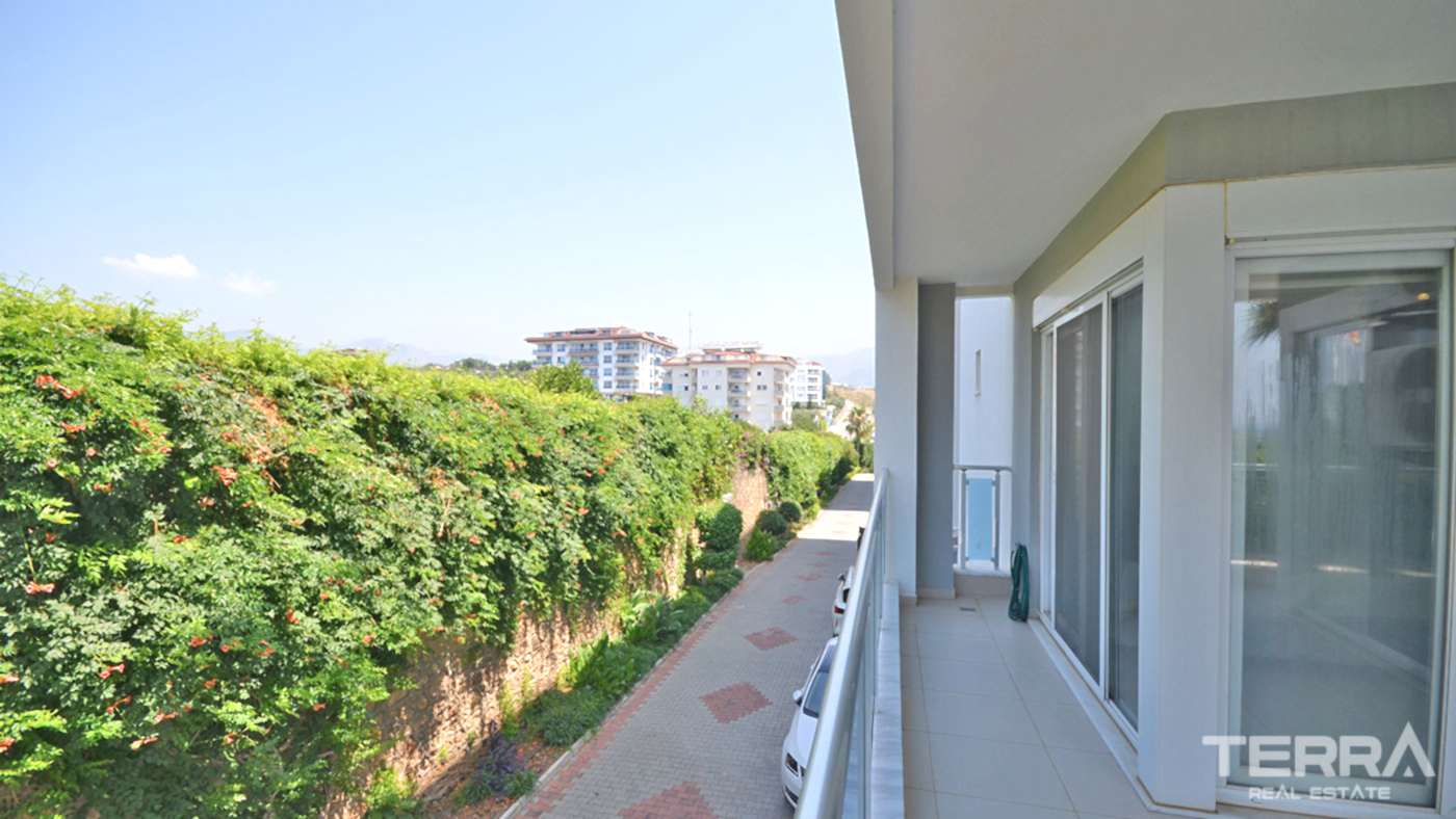 Appartement charmant à vendre avec accès jardin à Kestel, Alanya - 95287