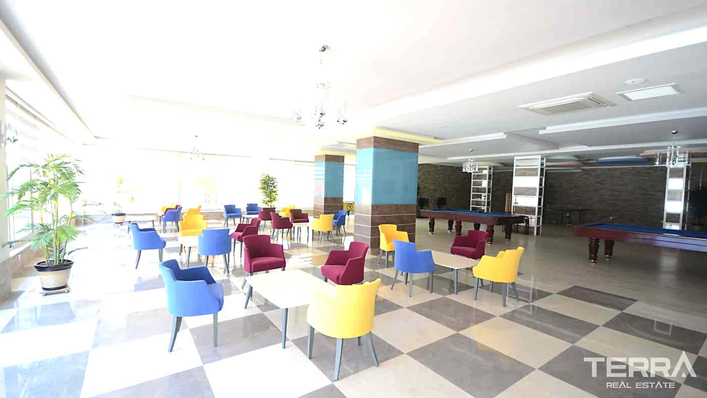 Appartement charmant à vendre avec accès jardin à Kestel, Alanya - 95303