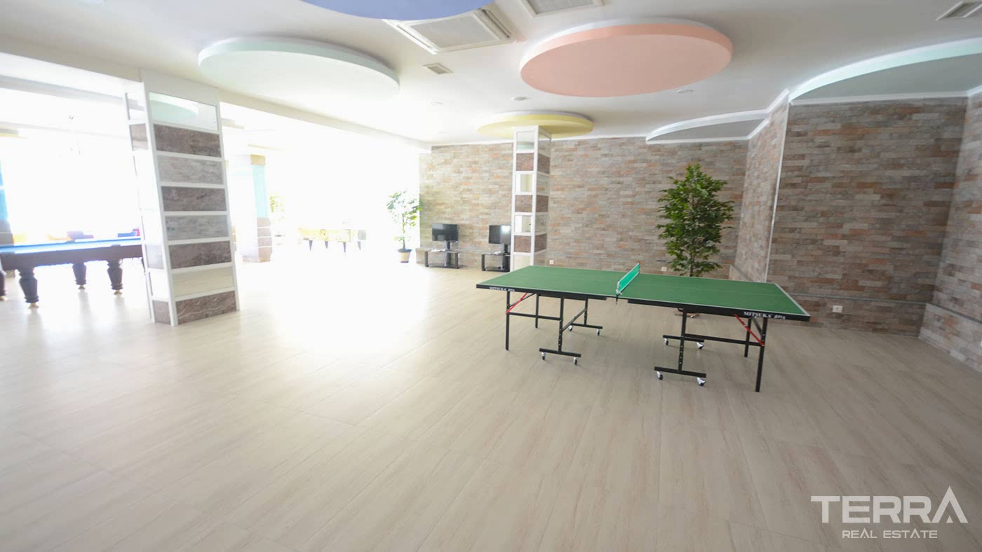 Appartement charmant à vendre avec accès jardin à Kestel, Alanya - 95305