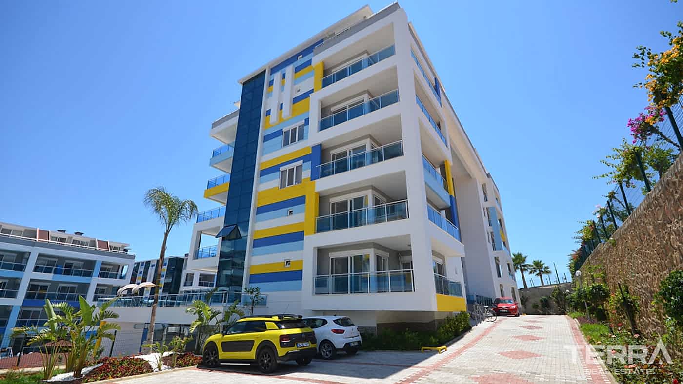 Appartement charmant à vendre avec accès jardin à Kestel, Alanya - 95306
