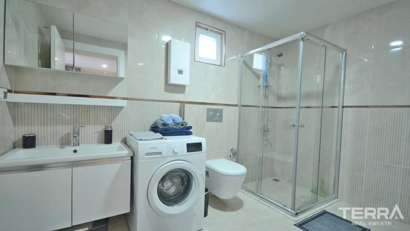 Appartement charmant à vendre avec accès jardin à Kestel, Alanya - 95314