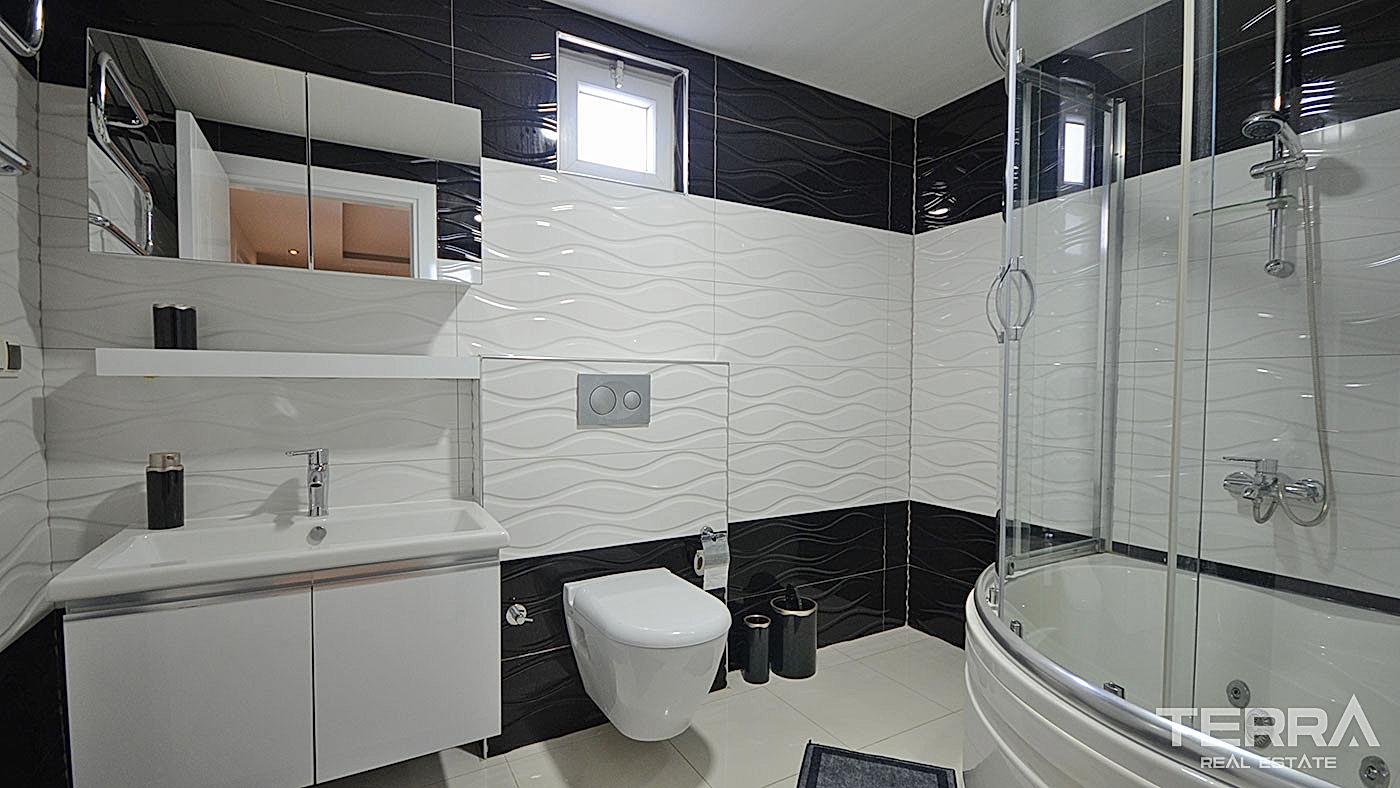 Appartement charmant à vendre avec accès jardin à Kestel, Alanya - 95320