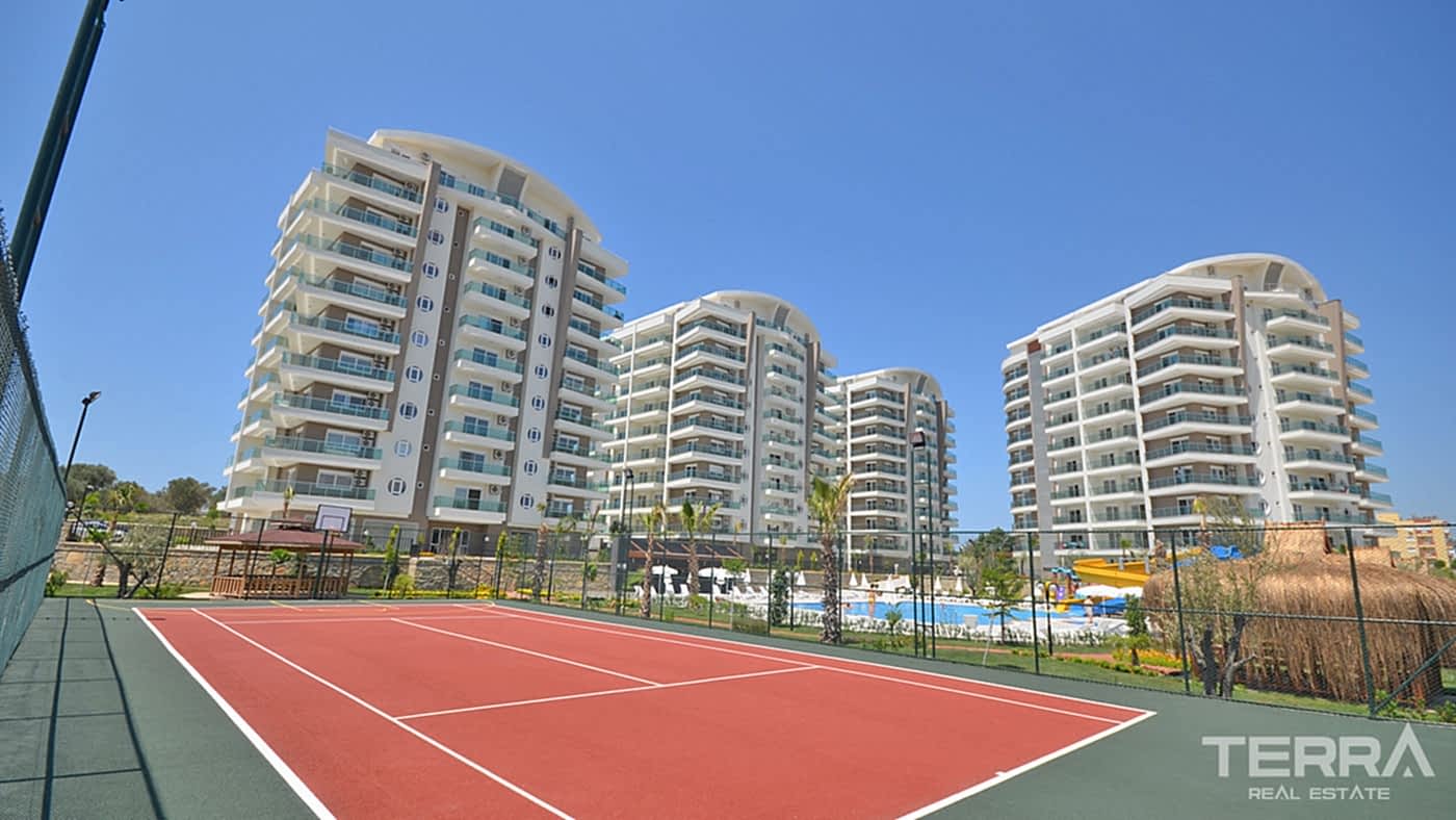 Appartement 2+1 meublé à Avsallar avec piscine, spa & équipements - 96558