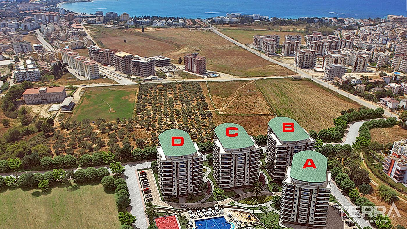 Appartement 2+1 meublé à Avsallar avec piscine, spa & équipements - 96563