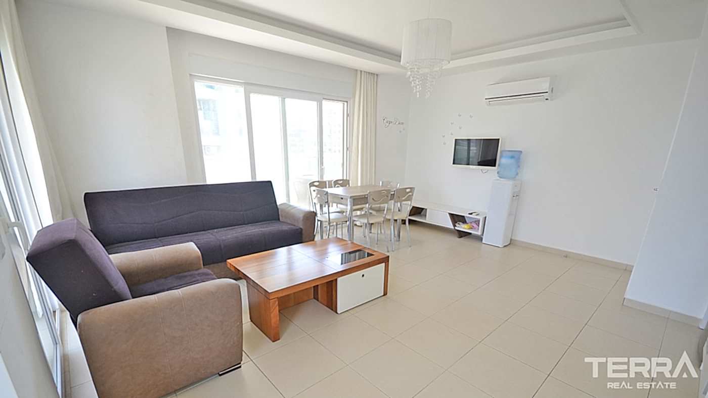 Appartement 2+1 meublé à Avsallar avec piscine, spa & équipements - 96567