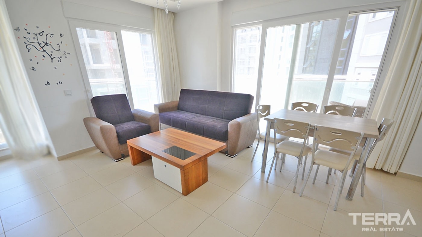 Appartement 2+1 meublé à Avsallar avec piscine, spa & équipements - 96569