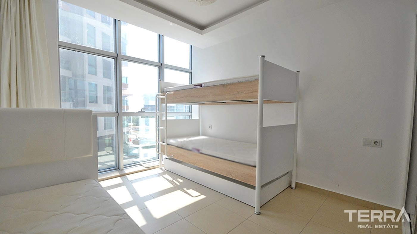 Appartement 2+1 meublé à Avsallar avec piscine, spa & équipements - 96577