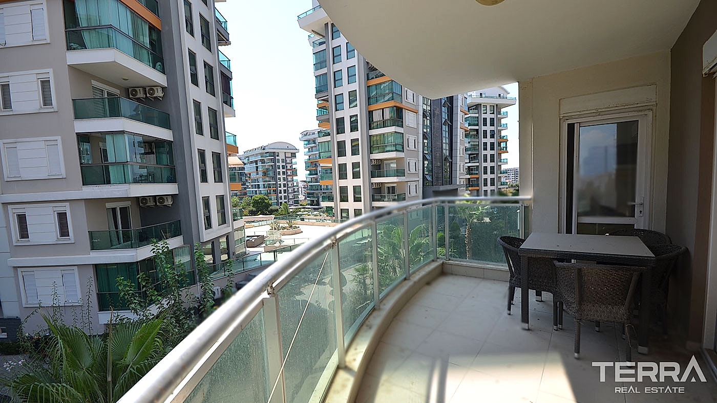 Appartement 2+1 meublé à Avsallar avec piscine, spa & équipements - 96578