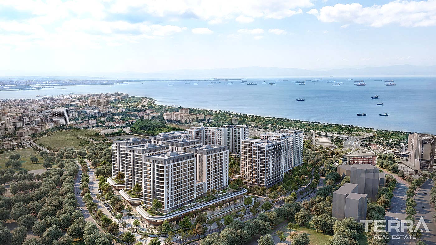Eksklusive lejligheder med havudsigt til salg i Istanbul, Kartal - 102240