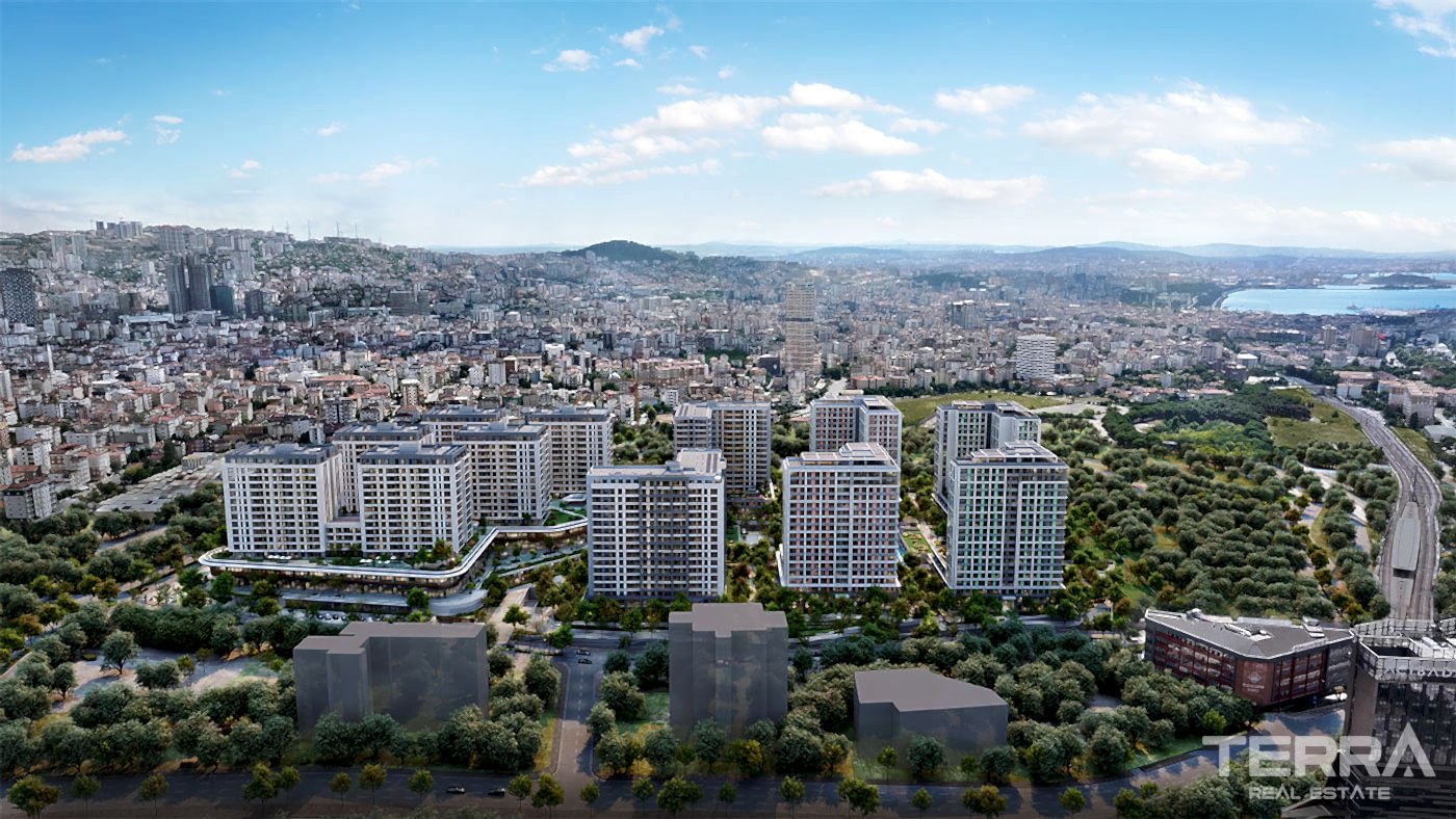 Eksklusive lejligheder med havudsigt til salg i Istanbul, Kartal - 102242
