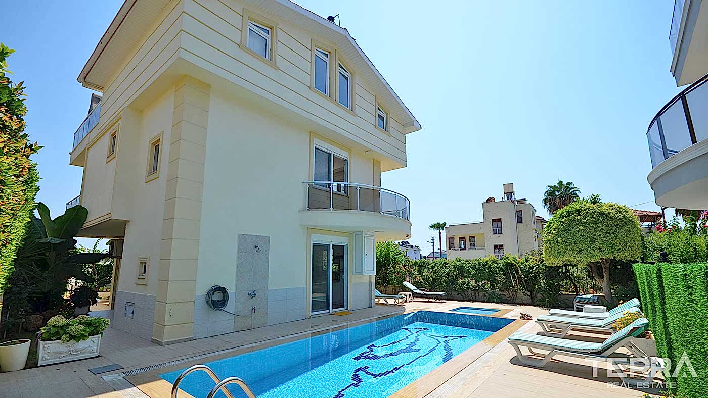 Frittliggende villa med pool til salgs i Konaklı, Alanya, Tyrkia - 104930