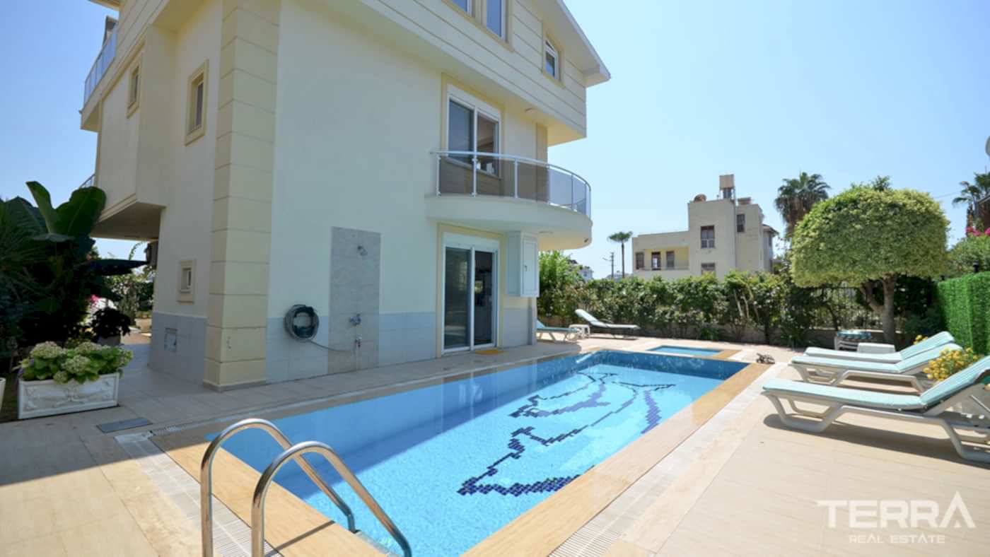 Frittliggende villa med pool til salgs i Konaklı, Alanya, Tyrkia - 104932