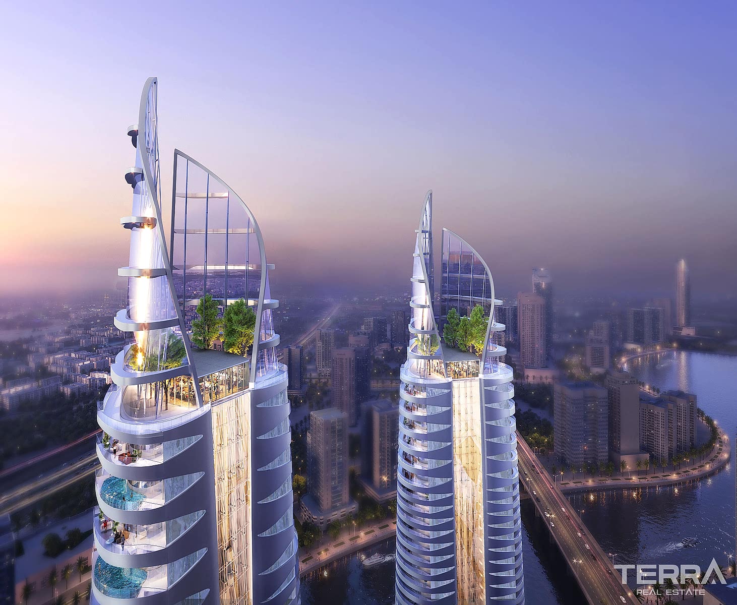 Luksusleiligheter til salgs i Dubai Business Bay, UAE - 105843