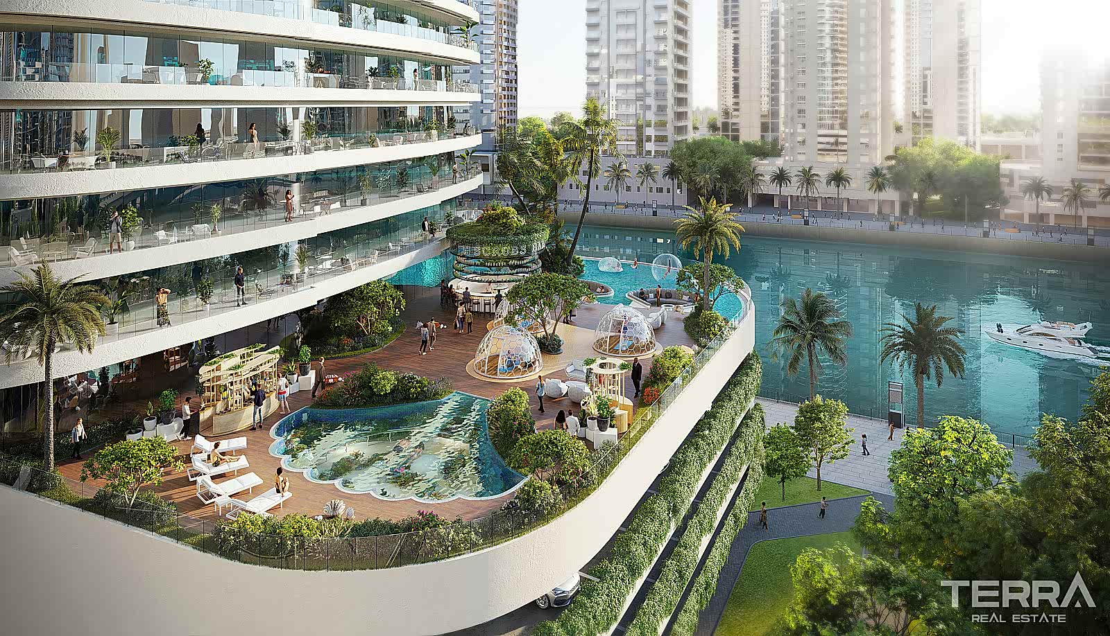 Luksusleiligheter til salgs i Dubai Business Bay, UAE - 105850