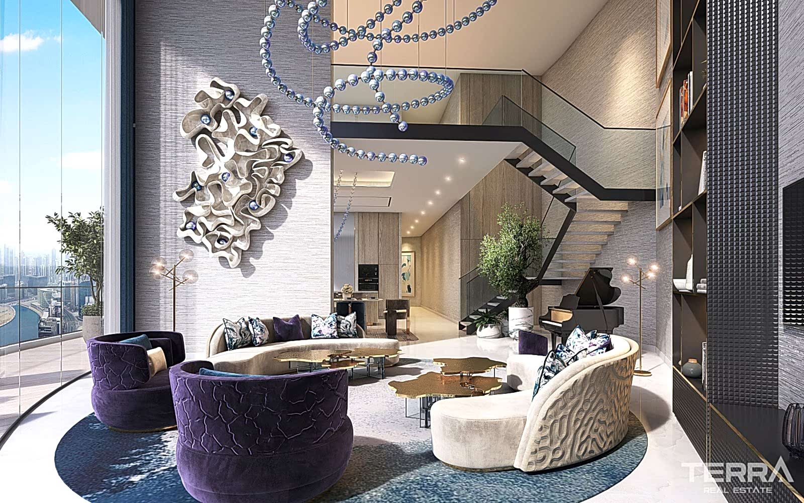 Luksusleiligheter til salgs i Dubai Business Bay, UAE - 105859