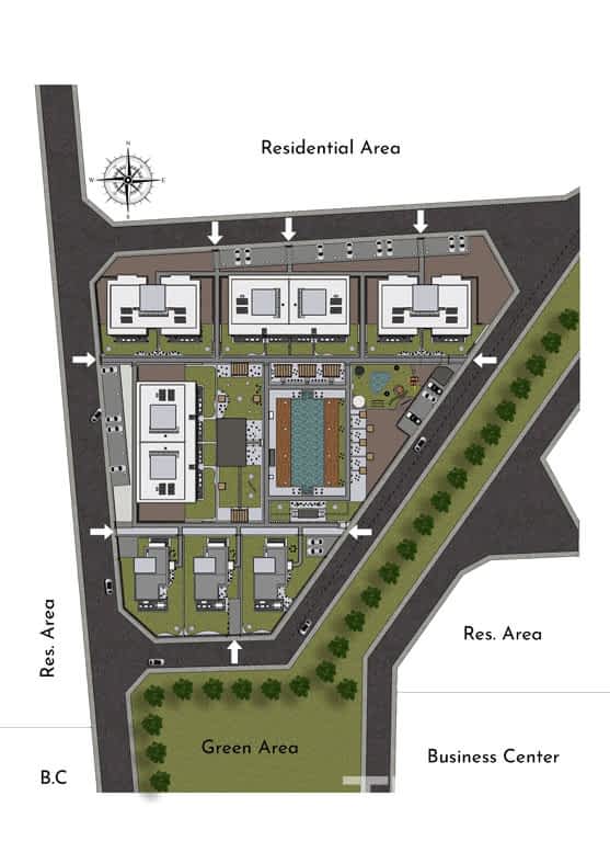 Eksklusive lejligheder til salg i Side, Sorgun, Tyrkiet — Habitat 39 - 106474